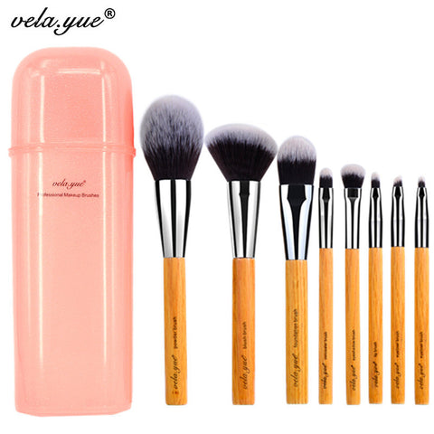 vela.yue Deluxe Makeup Brush Set Synthetic Face Cheek Eyes Lips Beauty Tools Kit with Gift