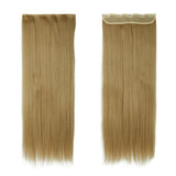 Natural Straight Hair Clip in on Hair Extensions 26 inch 66cm Length super long blonde hair Black Dark Light Brown hairpiece