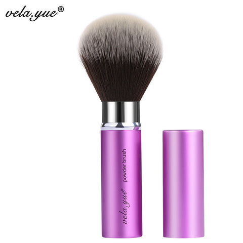 vela.yue Retractable Powder Brush Face Powder Blush Makeup Brushes Beauty Tool