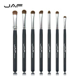 JAF Classic 7pcs Brushes for Makeup 100% Natural Animal Horse Pony Hair Eye Makeup Brush Set JE07PY