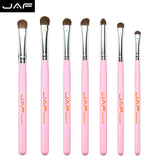 JAF Classic 7pcs Brushes for Makeup 100% Natural Animal Horse Pony Hair Eye Makeup Brush Set JE07PY