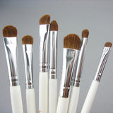 JAF Classic 7pcs Brushes for Makeup 100% Natural Animal Horse Pony Hair Eye Makeup Brush Set JE07PY
