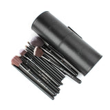 MAKEUP BRUSH CUP HOLDER Portable Big Make up Brushes Travel &Home Beauty Case Oval Holder Cosmetic Tool Organizer Cup Container