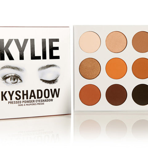 Presell Kylie Jenner Kyshadow Kit Eyeshadow 9 Color/set Palette In Bronze PREORDER