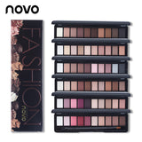 Natural Fashion Make Up Light 10 Colors Eye Shadow Shimmer Matte Eyeshadow Cosmetics Set With Brush NOVO Eye Makeup Palette 1PC