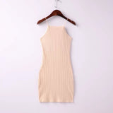 New 2016 Women Sexy Rubber Bodycon Party Night Club Wear Sleeveless Summer Autumn Dress Jurk Elbise Robe Longue Femme