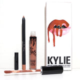 2016  Kylie Lip Kit by kylie jenner Velvetine Liquid Matte Lipstick with lip liner Kylie Lip Gloss Set 12 color