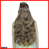 clip in hair extensions synthetic extentions pieces 24inch curly extension hairpiece aplique de cabelo 25 colors available