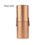 2016 Hot Professional Makeup Brushes CANISTER Leather Cup Holder Comestic Brushes Organizer Empty Case 3 Size