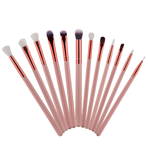 New Hot!! 12 Pcs Blending Pencil Foundation Eye shadow Makeup Brushes Eyeshadow Eyeliner Brush