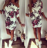 Summer Style Print Elegant Pencil Vestidos 2016 Plus Size Women Clothing Street Fashion Party Bandage Bodycon Casual Dresses