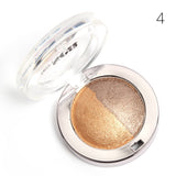 1 PCS Double Color Glitter Eyeshadow Brand UBUB Professional Nude Eyeshadow Palette Makeup Shimmer Eye Shadow Palette Make Up