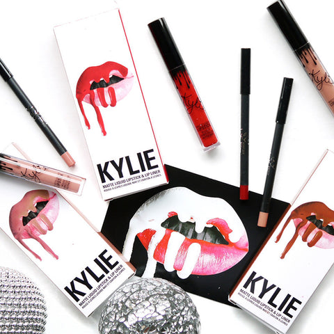 Hot Sale kylie jenner lip kit matte liquid makeup maquiagem batom kylie jenner lipstick gloss cosmetics set  8 color