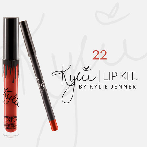 Hot Sale kylie jenner lip kit matte liquid makeup maquiagem batom kylie jenner lipstick gloss cosmetics set  8 color