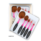 5PCS Rose Gold Oval Make Up Brushes MULTIPURPOSE Makeup Brush Set  Professional Makeup Brush Foundation Powder Brush Kit in BOX