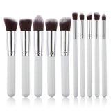 Makeup Brushes 10 Pcs Superior Professional Soft Cosmetics Make Up Brush Set Woman's Kabuki Brush kit Makeup Brushes Wholesale