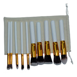 Makeup Brushes 10 Pcs Superior Professional Soft Cosmetics Make Up Brush Set Woman's Kabuki Brush kit Makeup Brushes Wholesale