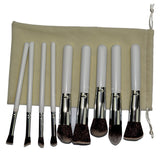 Makeup Brushes 10 Pcs Superior Professional Soft Cosmetics Make Up Brush Set Woman's Kabuki Brush kit Makeup Brushes Wholesale