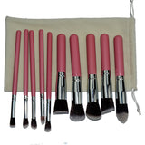 Makeup Brushes 10 Pcs Superior Professional Soft Cosmetics Make Up Brush Set Woman's Kabuki Brush kit Makeup Brushes Wholesale