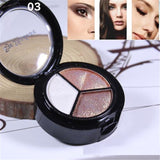 Makeup Naked Eyehsadow Palette 3 Colors Smoky Cosmetic Set Professional Natural Matte Eye Shadow Palette Make Up Glitter