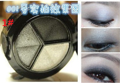 Makeup Naked Eyehsadow Palette 3 Colors Smoky Cosmetic Set Professional Natural Matte Eye Shadow Palette Make Up Glitter