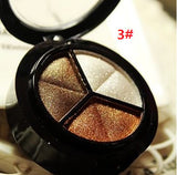 Makeup Naked Eyehsadow Palette 3 Colors Smoky Cosmetic Set Professional Natural Matte Eye Shadow Palette Make Up Glitter