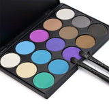 Natural 15 Colors Long Lasting Pearly Eyeshadow Palette Eye Shadow Make Up Set Professional Colors Cosmetics Maquiagem  78
