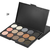 Natural 15 Colors Long Lasting Pearly Eyeshadow Palette Eye Shadow Make Up Set Professional Colors Cosmetics Maquiagem  78