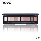 Hot Sale Eye Makeup Palette Natural Fashion Make Up Light 10 Colors Eye Shadow Shimmer Matte Eyeshadow Cosmetics Set With Brush
