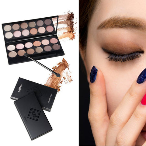 12 Colors Fashion Eye Shadow Palette Cosmetics Mineral Make Up Makeup Eye Shadow Nake Smoky Colors Palette Eyeshadow Set