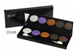 5 colors Natural Makeup Basic Cosmetics Glitter Eye Smoky shadow palette professional make up Matte palettes brush