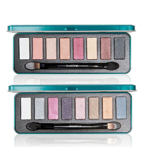 8 Colors Generation Box kit Make Up Eyeshadow Palette Naked Shimmer Makeup Set With Brush &Mirror TQH