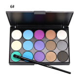 Natural 15 Colors Eye shadow Comestic Long Lasting Makeup Eyeshadow Palette Eye Shadow Make Up Set Professional For Women