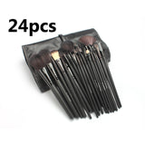 32 PCS Makeup brushes set  pincel maquiagem professional Make up maquillaje goat hair kit Cosmetic Set Brush+ Black Leather Bag