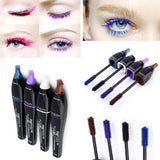 2016 Hot Sale 1pc Cool Waterproof Color Mascara Longlasting Colorful Eyelashes Makeup Mascara Free Shipping