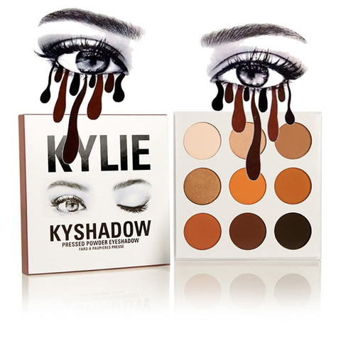 Kylie Bronze Palette Kyshadow Kylie 9 color Eye Shadow Kylie Eye Shadow Cosmetics Kylie Jenner EyeShadow Free Shipping