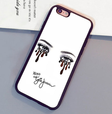 trend Kylie Jenner eyeshadow Printed Soft Rubber Skin Cell Phone Cases For iPhone 6 6S Plus 7 7 Plus 5 5S 5C SE 4S Back Cover