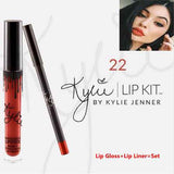 2016 Original Kylie Jenner Lip Kit Kylie Jenner Cosmetic Lipstick Kylie Lip Gloss Liquid Matte Lipstick Lip Liner Kylie Lip Kit