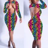 Sexy women party dress women evening club bandage dress summer bodycon backless dress women cut out dress 4562