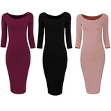 Women Bandage Bodycon Long Sleeve Evening Sexy Party Pencil Dress