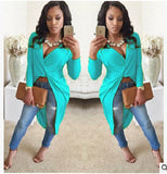 2016 New Listing Cheap Sexy Club Tshirt Long Sleeve Maxi Women Bandage Shirt Dress Deep V-neck Evening Party Dresses Promotions