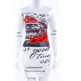 Vestidos 2016 Print Slim Pencil Dresses Party Plus Size Women Clothing Cute Casual Bandage Bodycon Summer Dress Robe Femme Ete