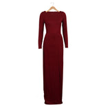 Free Shipping Sexy Bandage Long Sleeve High Side split Maxi Women Dress Plus Size Party Clubwear Vestido de desta Bodycon Dress